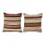 Turkish Hemp Kilim Pillow Covers, Set of 2 For Sale