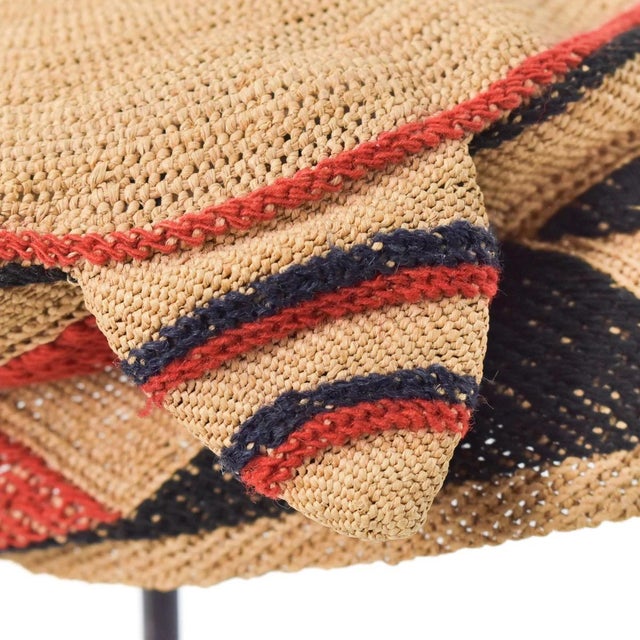 Early 20th Century Early 20th Century Pende Woven Chief's Hat For Sale - Image 5 of 7