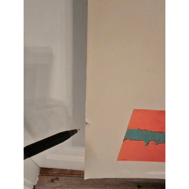 Paper Vintage Mid Century Modern Jasper Johns Print For Sale - Image 7 of 16