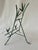 Late 20th Century Hollywood Regency Faux Bamboo Metal Picture Frame Tabletop Easel For Sale - Image 5 of 10