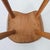 Superb Vintage Brutalist Stool 1950 in Oak, 4 Legs, 50s For Sale - Image 10 of 12
