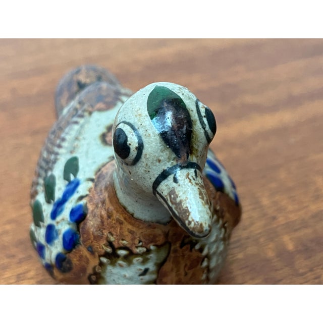 Vintage Mexican Handpainted Duck Figurine by Jorge Wilmot Tonala, 1970s For Sale - Image 9 of 17