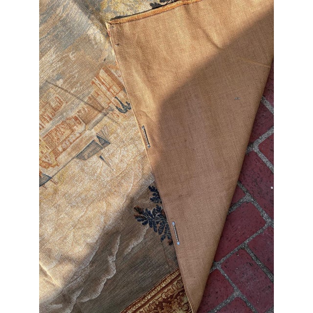 1940s Medieval Style Tapestry After the Louvre Les Chasses De Maximilien For Sale - Image 12 of 12