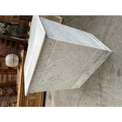 Wood Early 20th Century Marble Bakery Counter For Sale - Image 7 of 18