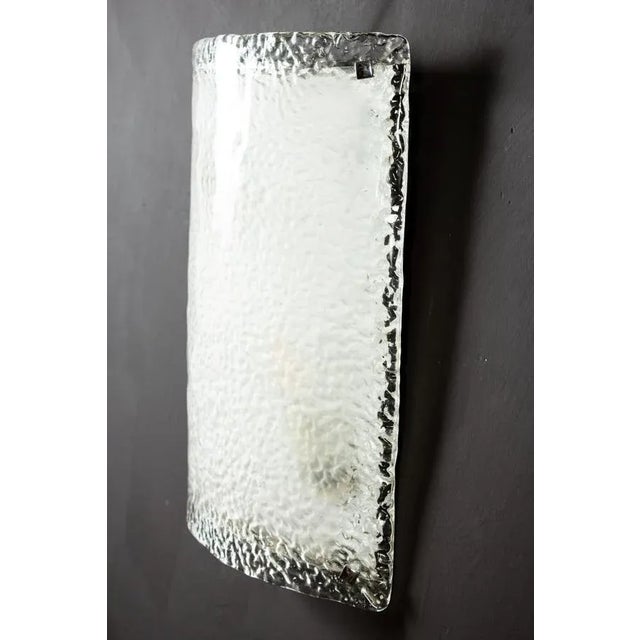 Large Murano Glass Sconces or Wall Lights from Vistosi, 1970, Set of 2 For Sale - Image 10 of 14