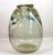 1970s Richard Ritter Modern Clear Glass with Blue Vessel Sculpture For Sale - Image 4 of 10