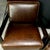 Italian Leather Midcentury Modern Style Swivel Club Armchairs -A Pair For Sale In Naples, FL - Image 6 of 12