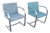 Late 20th Century Ludwig Mies Van Der Rohe Brno Style Chairs Flat Arm For Sale