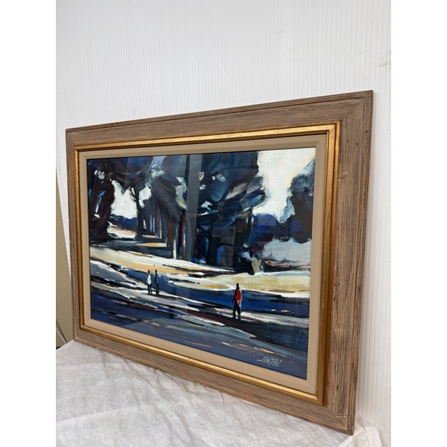 Impressionist Robert Jensen Landscape Painting, Signed For Sale - Image 3 of 12