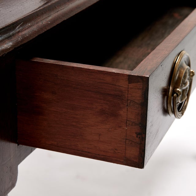 Wood Antique British Colonial Mahogany Server For Sale - Image 7 of 12