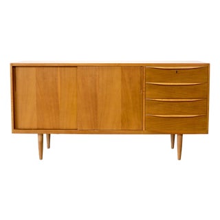 1950s Deutsche Werkstätten Hellerau Oak Sideboard Designed by Franz Ehrlich For Sale