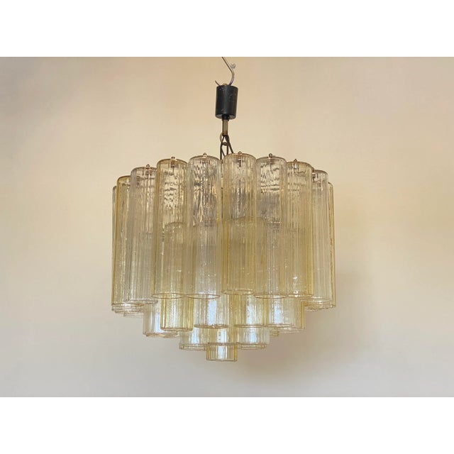 Chandelier in Venini Style, 1970s For Sale - Image 11 of 12
