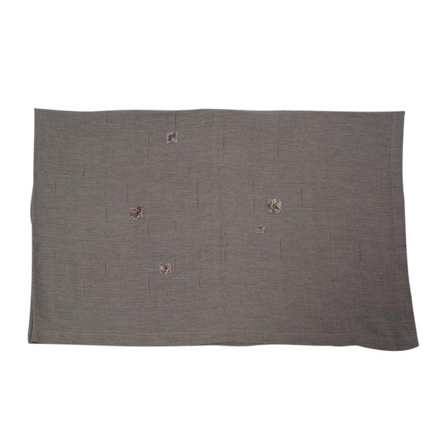 Vintage Linen Coverlet with Beading Chairish