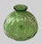 Mid-Century Modern Green Glass Thumbprint Vase For Sale - Image 3 of 6