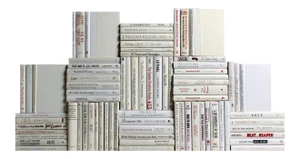Decorative Books - Snowfall Book Wall - Set of 75 White Books
