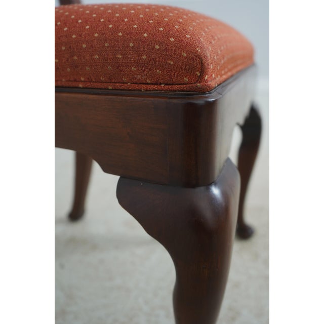 Set of Four Statton Cherry Queen and Dining Room Chairs For Sale - Image 16 of 18