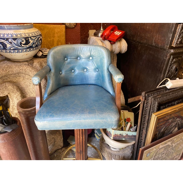 Wonderful stools from a hotel. They in good condition as you can see in detail on pictures. They require some work like...