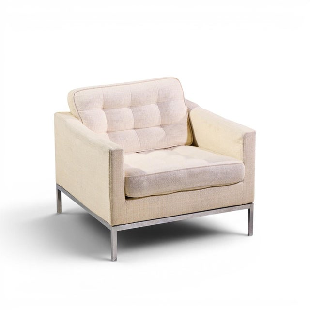 Florence Knoll Mid Century Relaxed Cube Club Lounge Chairs - Pair For Sale - Image 12 of 13
