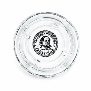 Vintage the Friars Club New York City Nyc Glass Ashtray Dish Comedy