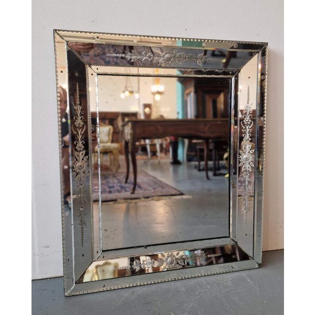 Antique Italian Venetian Mirror, 1890s For Sale - Image 5 of 7