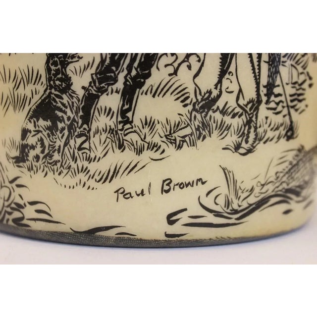 Plastic 1950s Paul Desmond Brown Sportsman's Bag Ice Bucket With Lid For Sale - Image 7 of 7