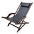 Safari-Style Rocking Hammock in Leather and Wood, 1950s For Sale
