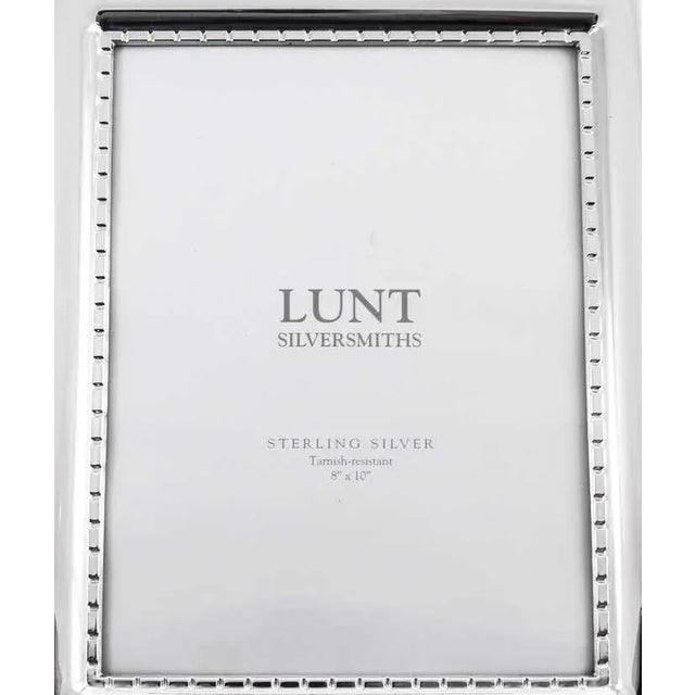 Lunt Silver Lunt Silver Sterling Picture Frame For Sale - Image 4 of 6