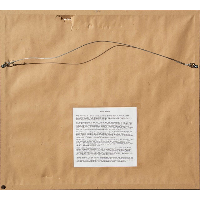 1980s 1980s Robert Kipniss, House on a Hill, Lithograph, Framed For Sale - Image 5 of 5