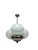 Art Deco Glass Chandelier, Poland, 1970s, in Very Good conditions. Designed 1970 to 1979 European Plug (up to 250V).The...