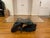 Black 1980’s Postmodern Figural Sculptural Glass Top Coffee Table For Sale - Image 8 of 8