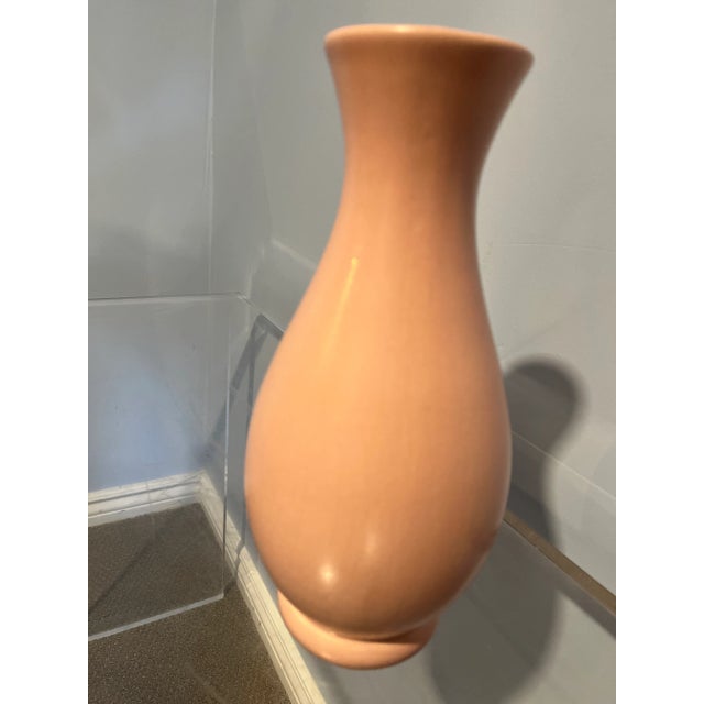 Pottery Pale Pink Royal Haeger Vase For Sale - Image 10 of 12