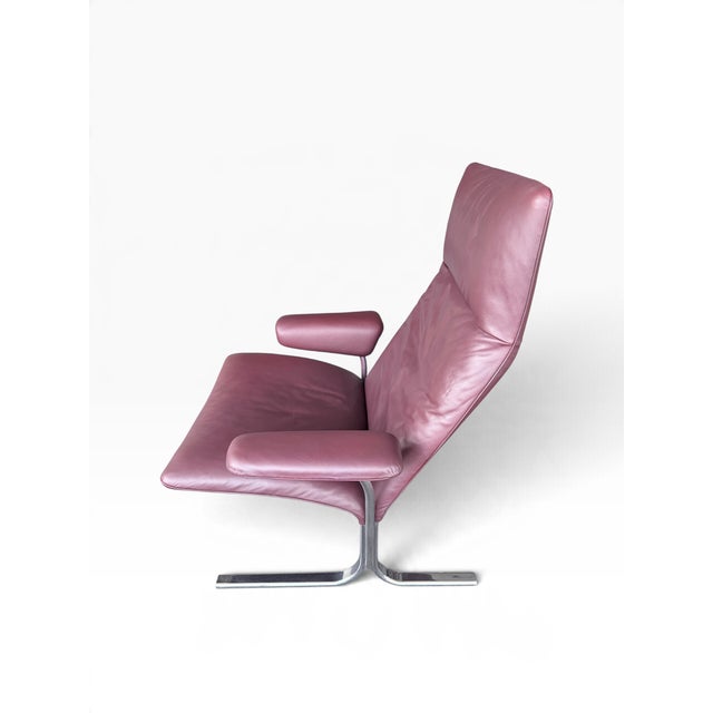 De sede ds-2030 leather armchair with footstool – a vintage design classic the de sede ds-2030 leather armchair with...