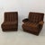 Vintage Modular Chairs in Corduroy Brown, 1970s, Set of 2 For Sale - Image 9 of 9