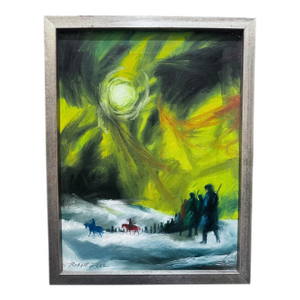 Original Oil Painting - Winter's Journey
