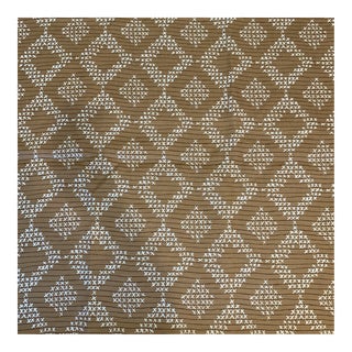 Sister Parish Toffee Pocantico Cotton Linen Fabric- 4 Yards For Sale