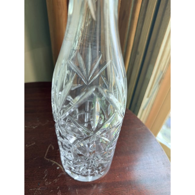 Glass Late 19th Century Mid Century Modern Crystal Decanter For Sale - Image 7 of 11