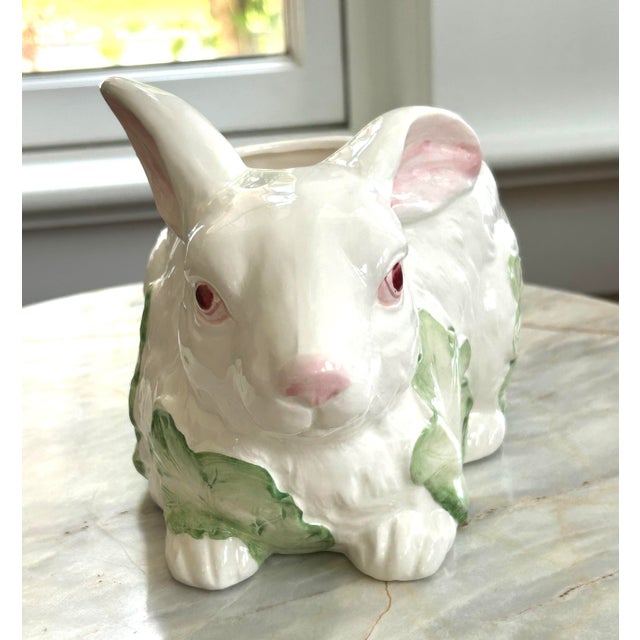 Vintage Bunny Planter For Sale - Image 4 of 9