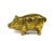 Mid-Century Modern Vintage Brass Pig Family Animal Figurines Model With Marble Stone Base - 5 Pieces For Sale - Image 3 of 9