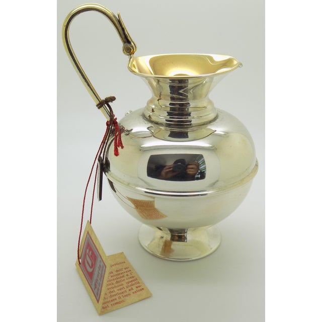 4oz. Vintage Italian Genuine Silver Gilded Assyrian Persian Vase Etruria Firenze Toscana Tuscany For Sale - Image 11 of 18