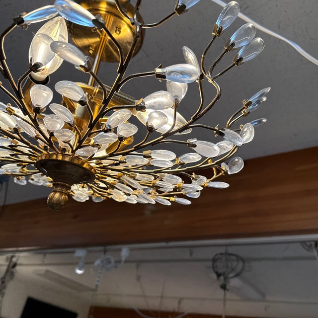 Vienna Full Spectrum Brielle Semi Flush-Mount For Sale - Image 10 of 12