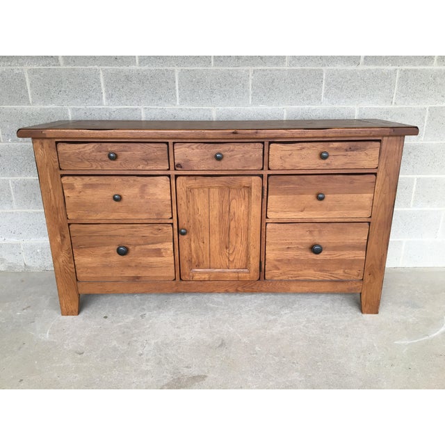 Broyhill Attic Heirlooms Distressed 9 Drawer Dresser and Mirror Chairish