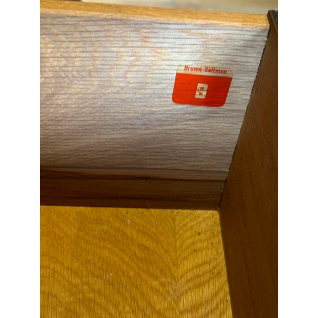 Wood 1960s John Keal for Brown Saltman Mid-Century Walnut Gentleman's Chest For Sale - Image 7 of 7