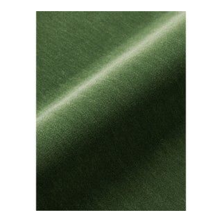 The House of Scalamandré Tudor Velvet Fabric, Bottle Green For Sale