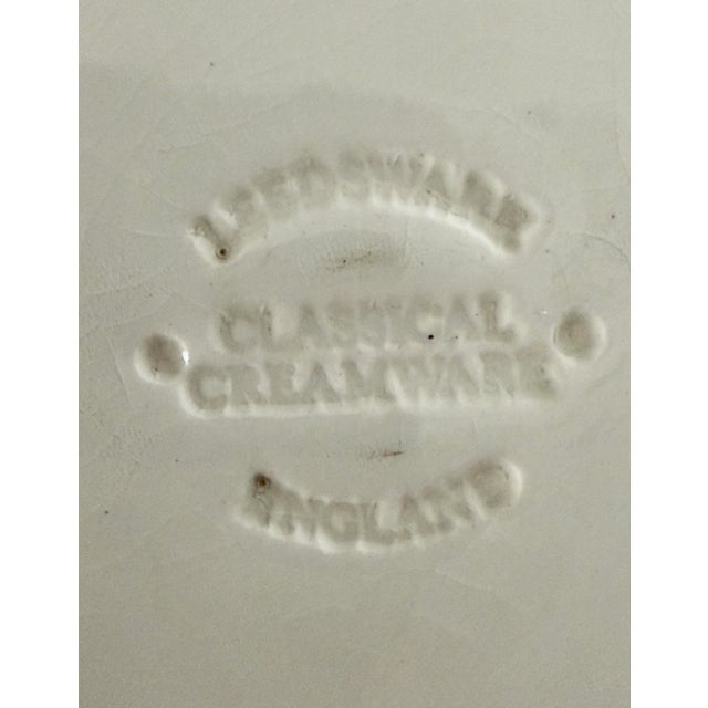 Mid 20th Century Leedsware Classical Creamware Melon Covered Centerpiece Tureen Dish With Leaf Base – England For Sale - Image 12 of 12