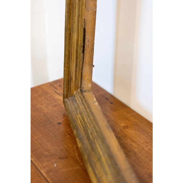 Italian 18th Century Giltwood Frame with Rustic Character For Sale - Image 9 of 11