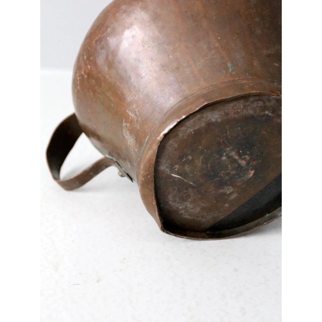Antique Copper Jug Pot For Sale - Image 12 of 13