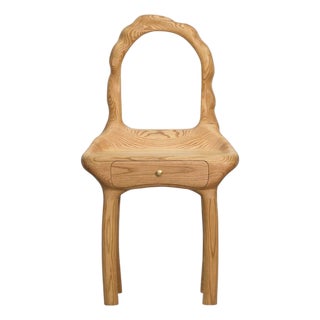 Vanity Red Oak Dressing Table by Alexander Knysch For Sale