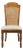 Singer Furniture Solid Golden Oak Mediterranean Cane Back Dining Side Chair 505-07 For Sale