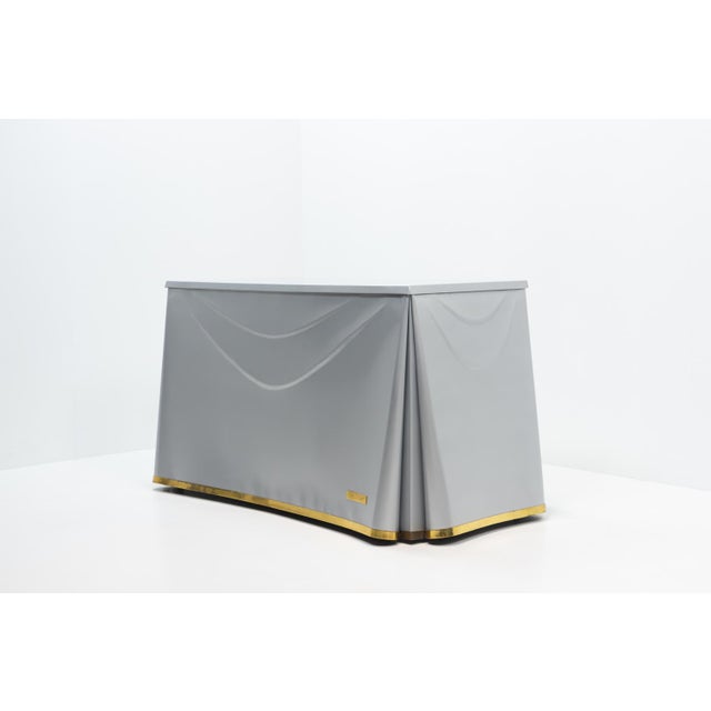 Vintage Draped Table by J. Dickinson for Sutherland, 1990s For Sale - Image 4 of 15