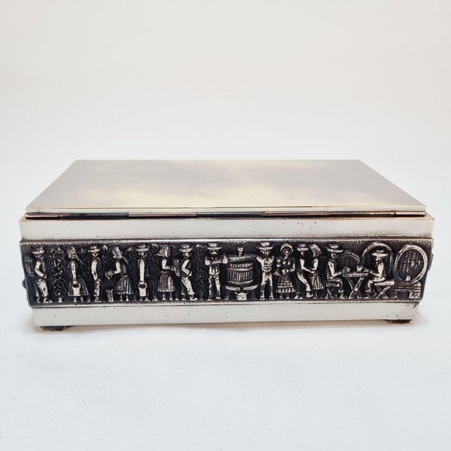 Vintage Industrial Copper Cigar Box, 1960s For Sale - Image 17 of 18